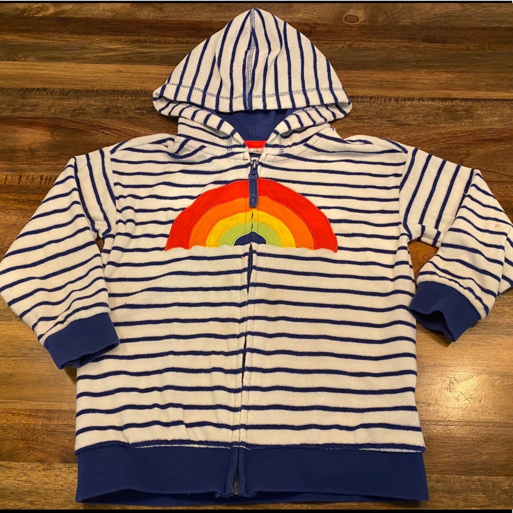 Hanna Andersson Rainbow Terry Hoodie